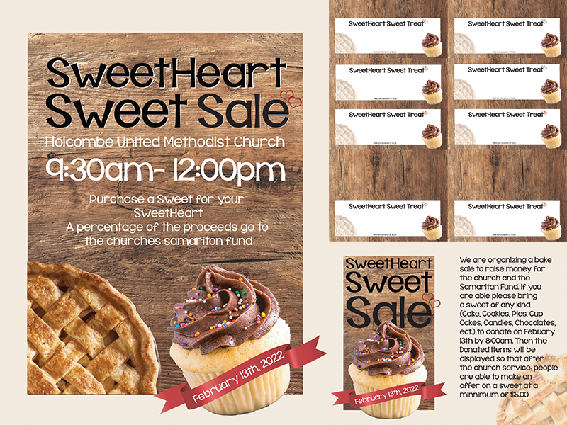 Sweet Heart Sweet Sale Flyer